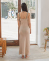 BASERANGE Linen Didin Sling Dress Portugal BAS-DRDY-LI-SU25-STILL BROWN (DRDY-SL-000)